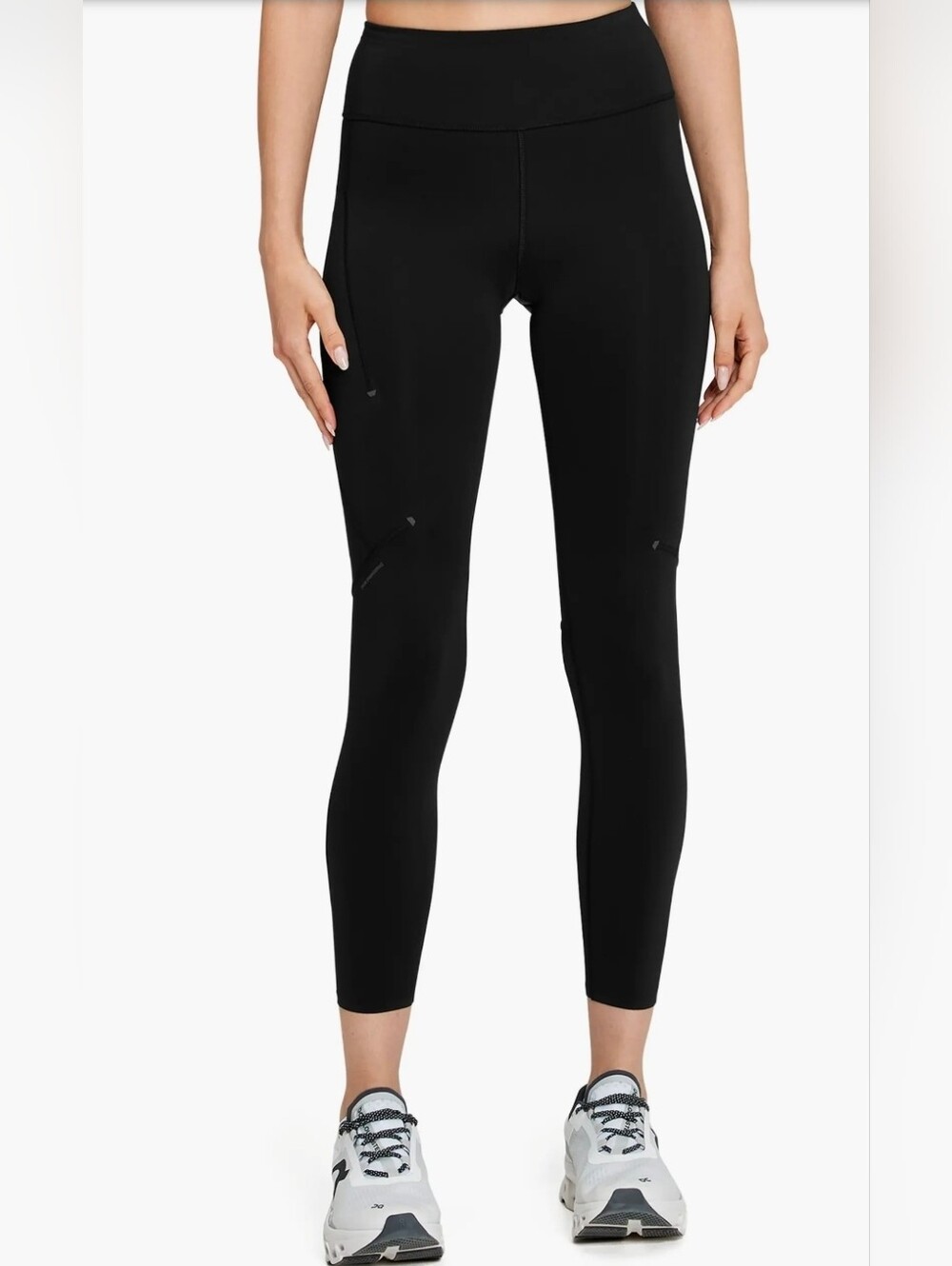 On Cloud Black On Running Performance Tights 7/8 Leggings